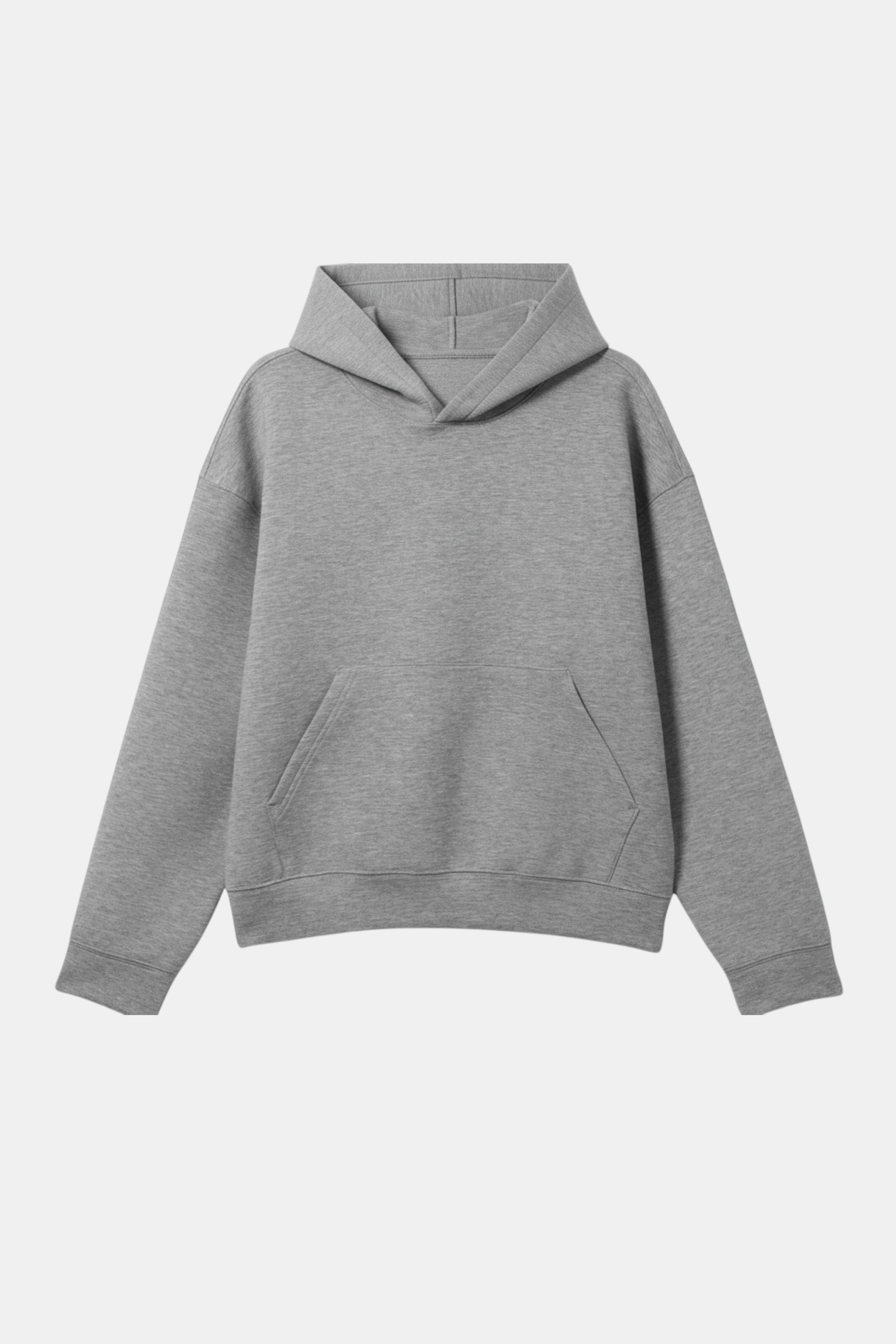 Vulture Hoodie – Premium Grey Cotton Fleece